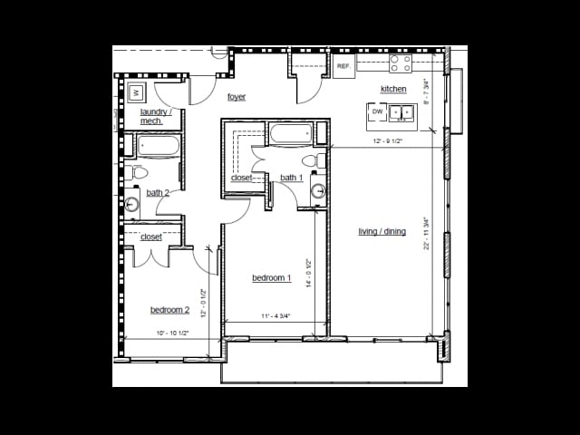 Floor Plan - The Lakeview