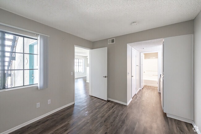 1BR, 1BA - 552SF - Primary Bedroom - Soldano Senior Village