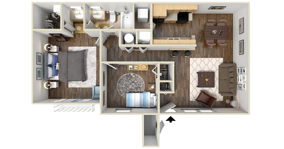 Floor Plan - The Brookline