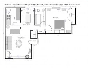 Floor Plan - 1bedroom