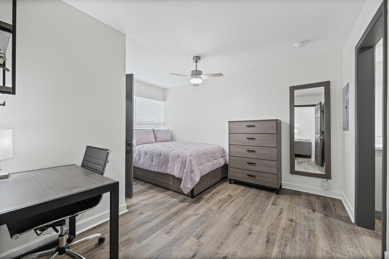 Floor Plan - The 240 Furnished 1 Bedroom 1 Bathroom