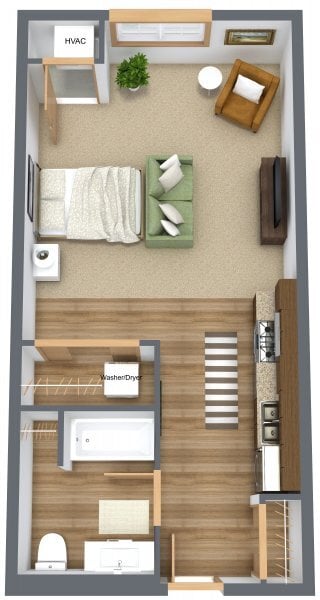 Floor Plan - Studio