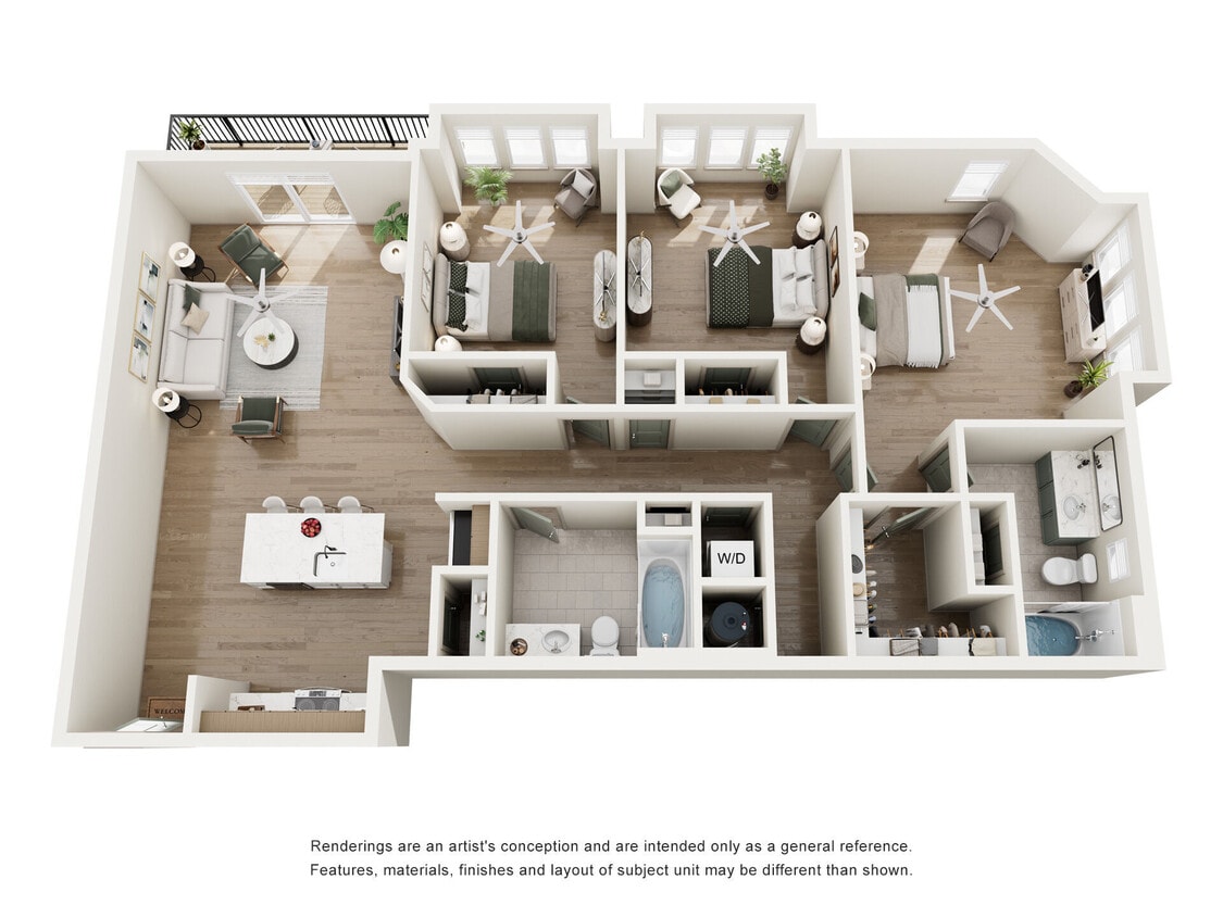 Floor Plan - Capital Renovated