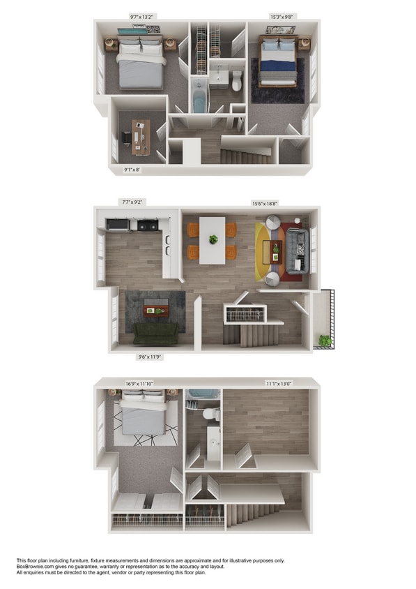 Floor Plan - Oak *Newly Renovated Homes