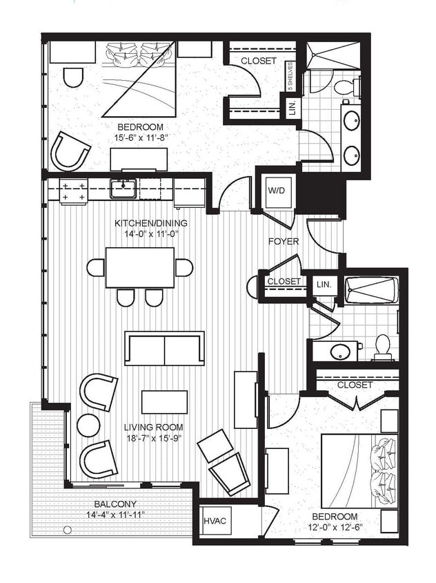 Ellipse on Excelsior and E2 - Ellipse - Explore II - 2 Beds - 2 Baths - 1181 Sq. ft. - Ellipse - Explore II