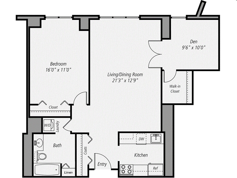 1BR/1BA - A1D