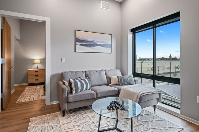 Furnished Living Room - North Side Yard