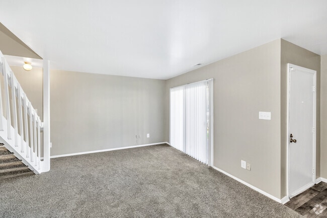 Bald Cypress - 2BR, 2BA - 860SF - Living Room - Village at Town Park