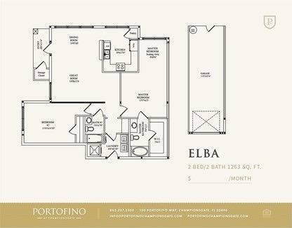 Elba Floor Plan - Elba