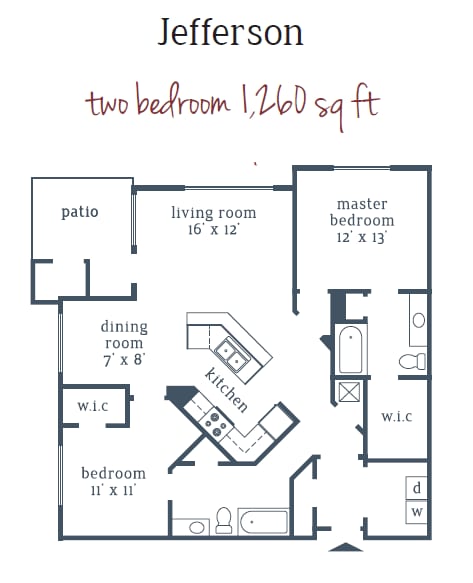 Floor Plan - Jefferson