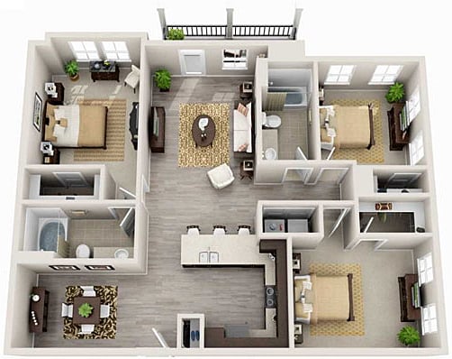 Floor Plan - C - Madison
