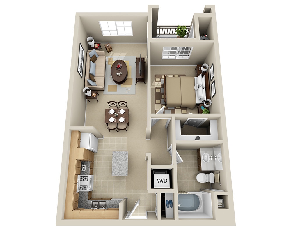 Floor Plan - Venice (A1B)