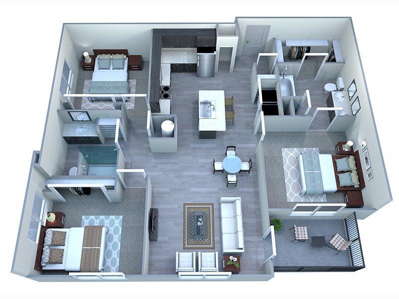 Floor Plan - C1 3x2