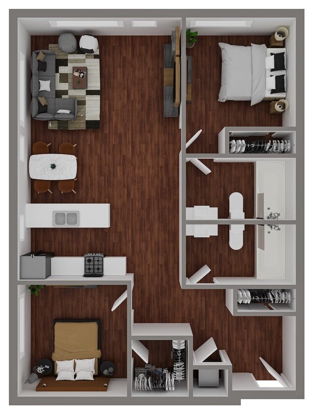 Floor Plan - 2 Bed/2 Bath-F10