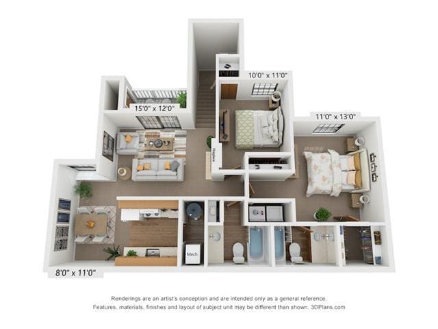 Floor Plan - THE SEQUOIA