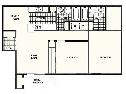 2BR/2BA - B2