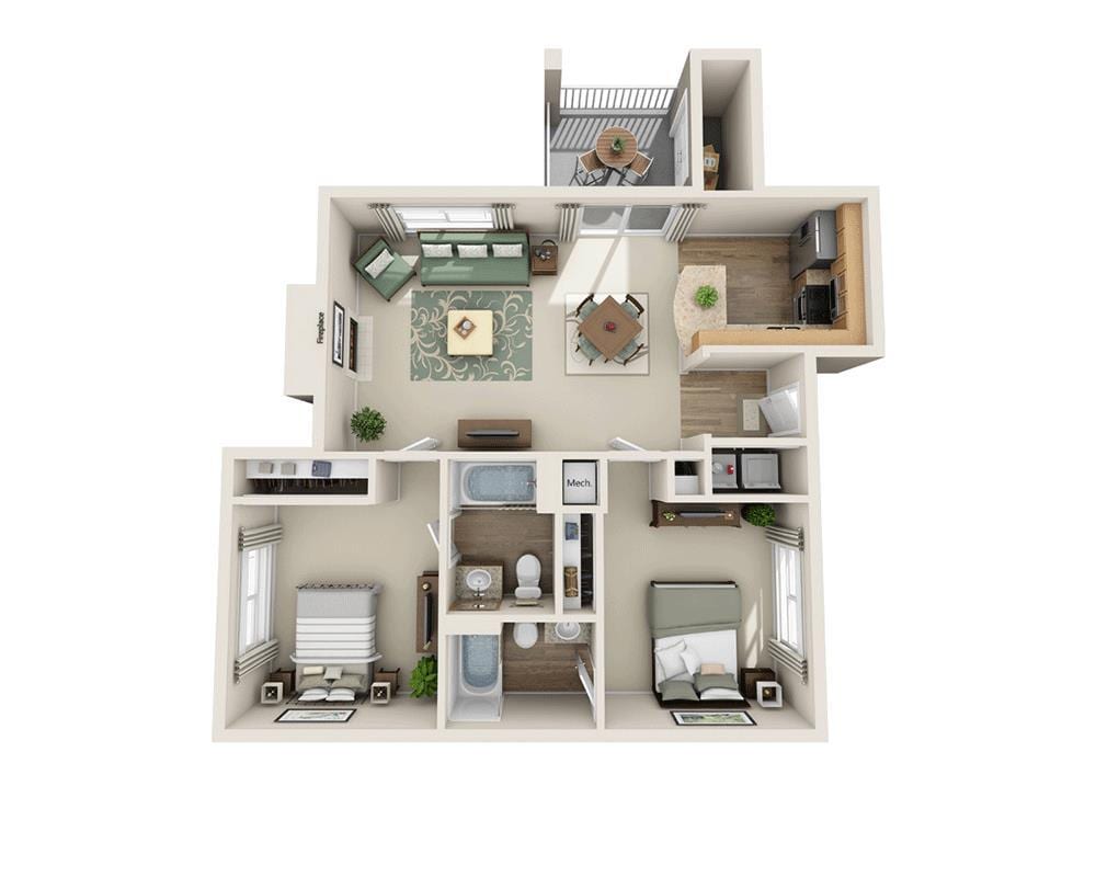 Floor Plan - Larkspur (B2A)
