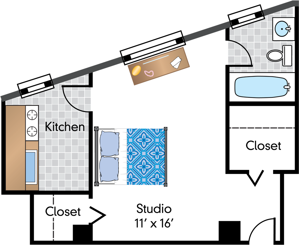 Floor Plan - Studio 09 Tier