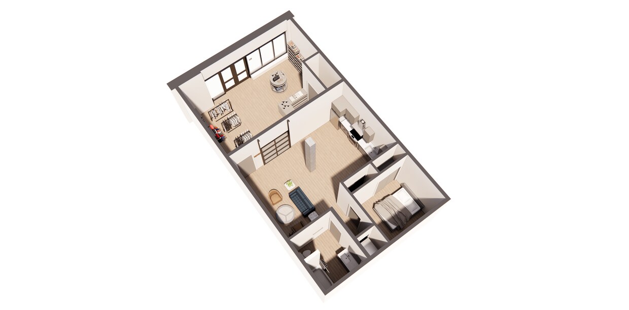 Floor Plan - Monet Loft
