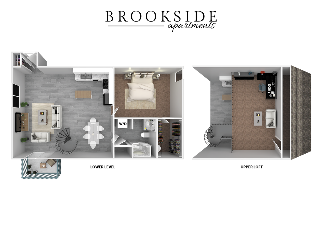 Brand new cabinets, countertops, vinyl plank flooring, hardware, lighting and black new appliances. - 1x1 Loft Newly Renovated