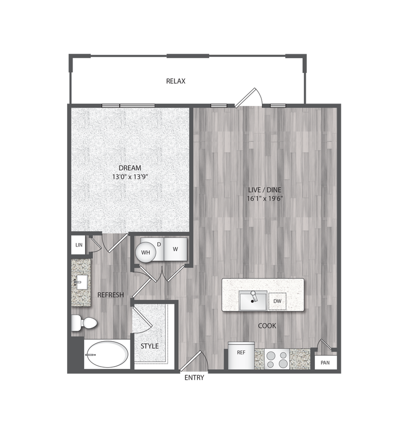 A9 floor plan Encore Montrose - A9