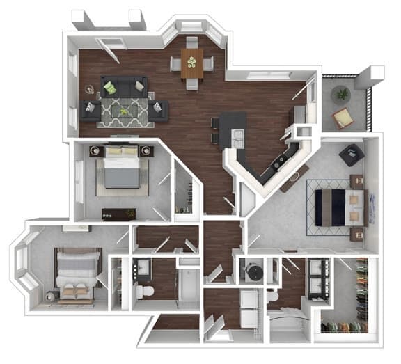 Floor Plan - Unit C1-LB