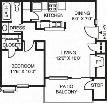 Floor Plan - 1A Renovation 2