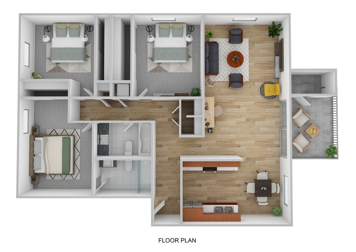 Floor Plan - C1 - Alcove