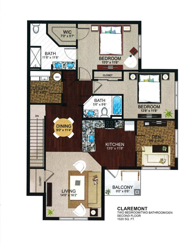 Floor Plan - Claremont