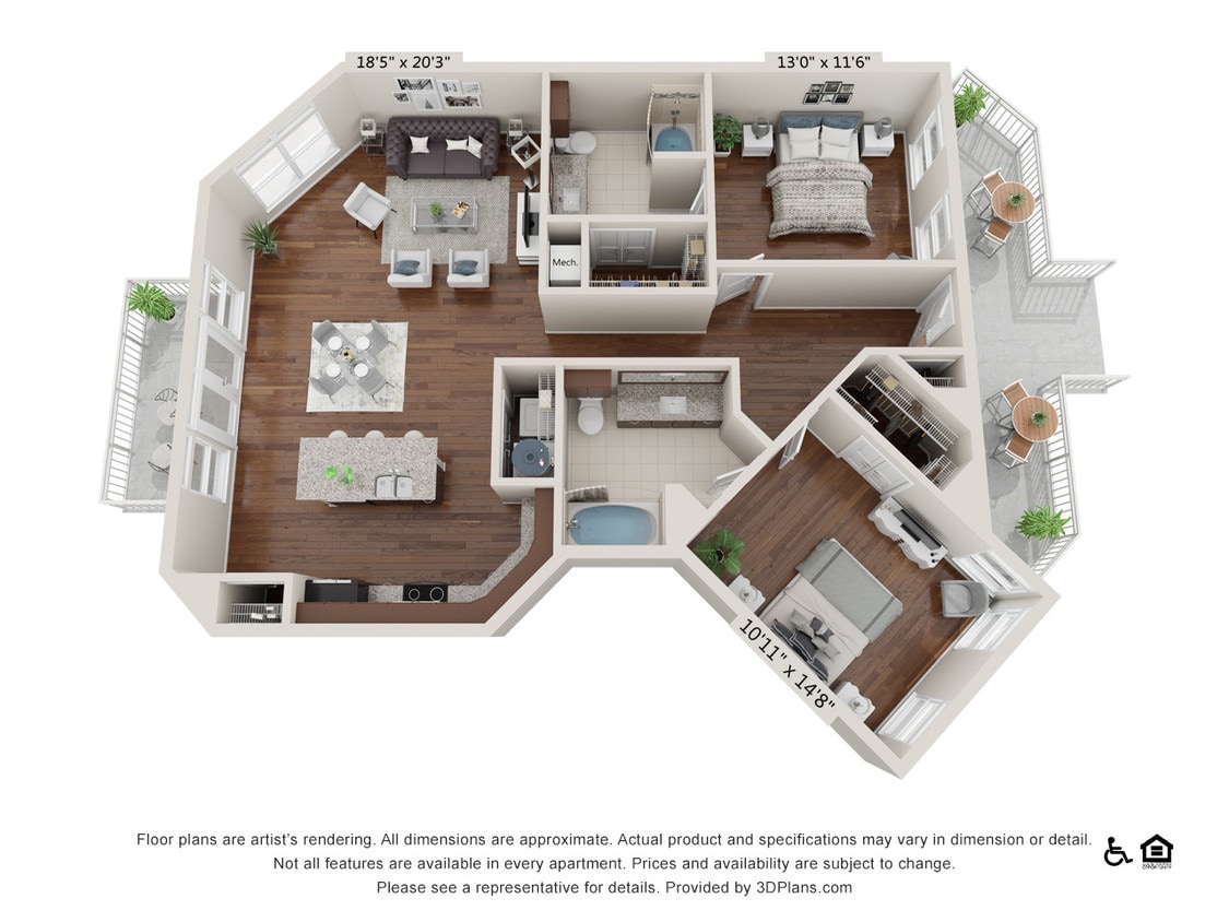 B6 floor plan Coldwater - B6