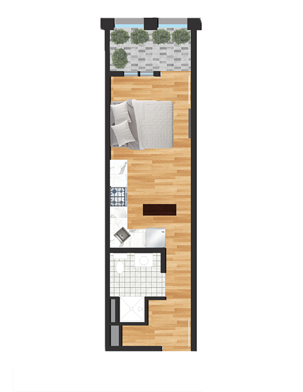 Floor Plan - Studio