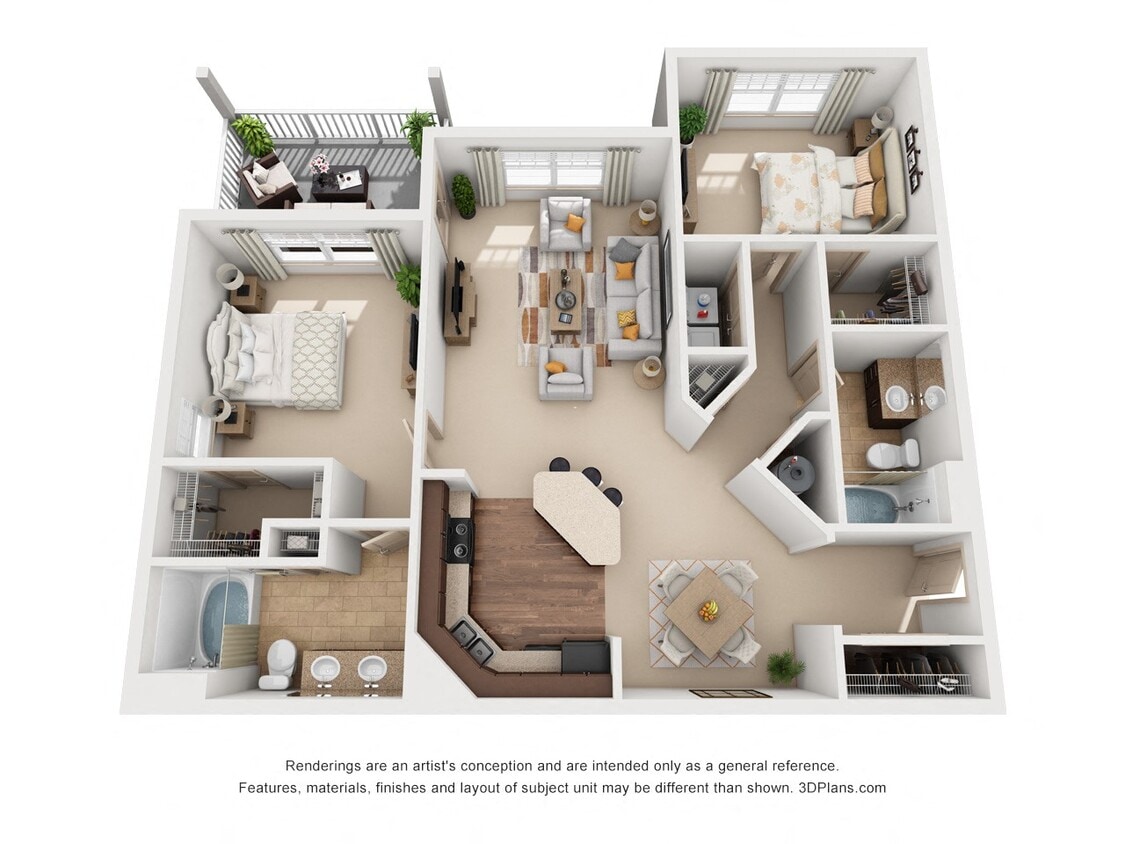 Floor Plan - B2 - Turner