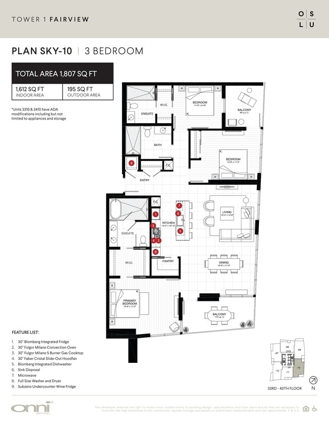 Floor Plan - Fairview Sky10