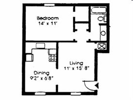 1BR/1BA - The James