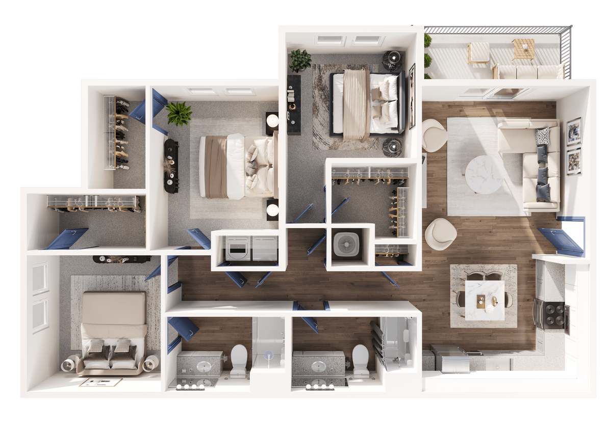 Floor Plan - D1, Freedom