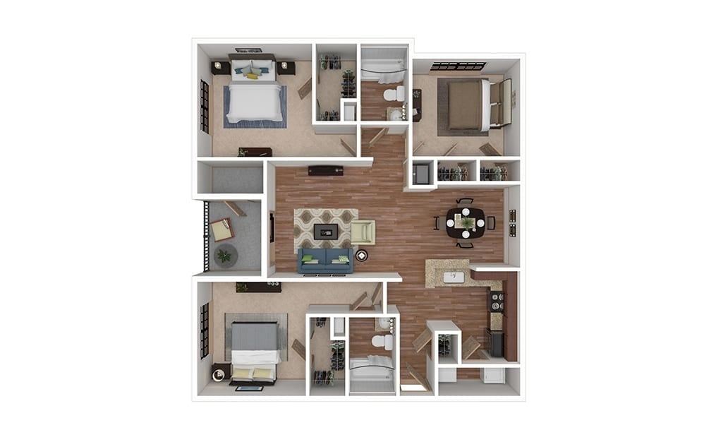 Floor Plan - The Redwood - Premium
