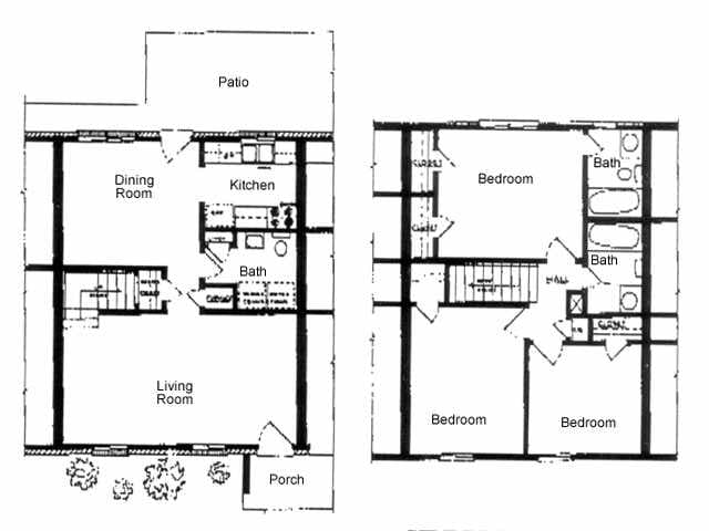 3BR/2BA - 3 Bedroom 2.5 Bath Townhome