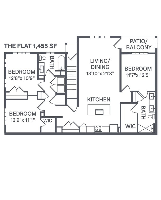 Floor Plan - The Flat