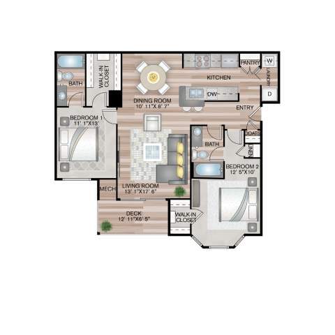 Floor Plan - The Ballard