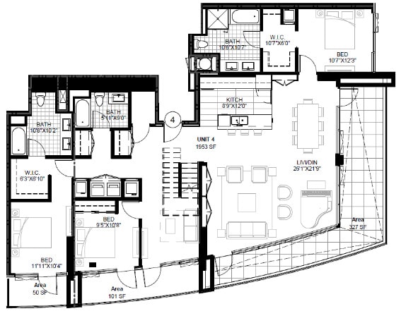 Floor Plan - SPIRE 3K