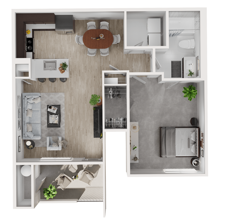 Floor Plan - 1X1 B