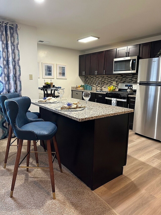 Plum Tree - Model Kitchen 1 - Plum Tree Apartments