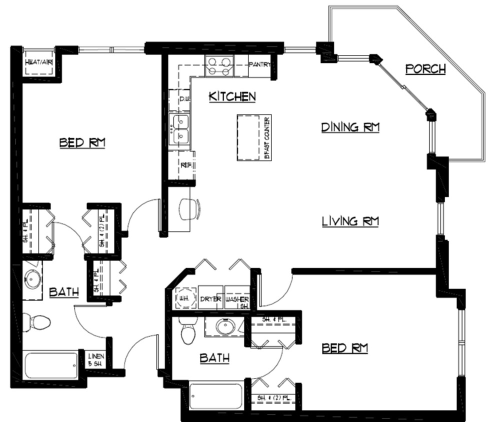 Floor Plan - C6 - 2X2