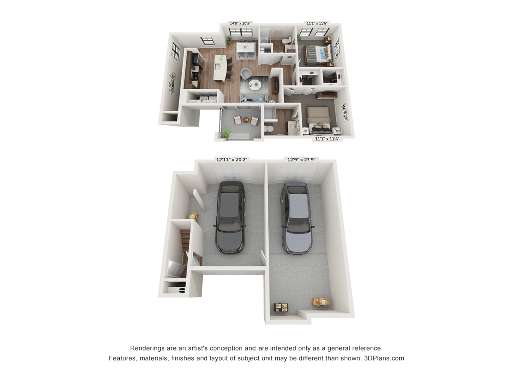 Floor Plan - 2A - The McQueen