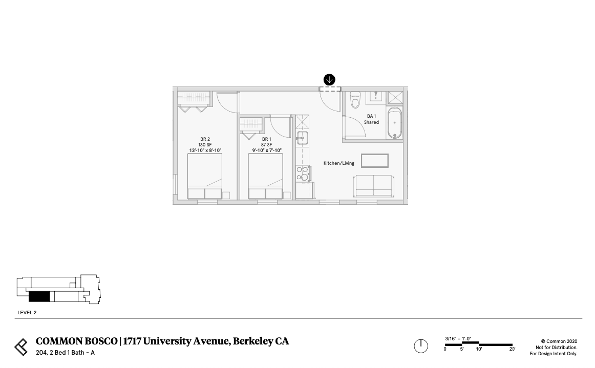 Floor Plan - Unit 204