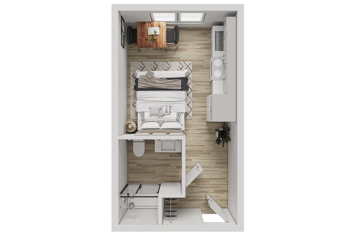 Sellwood Floor Plan 3D - Sellwood