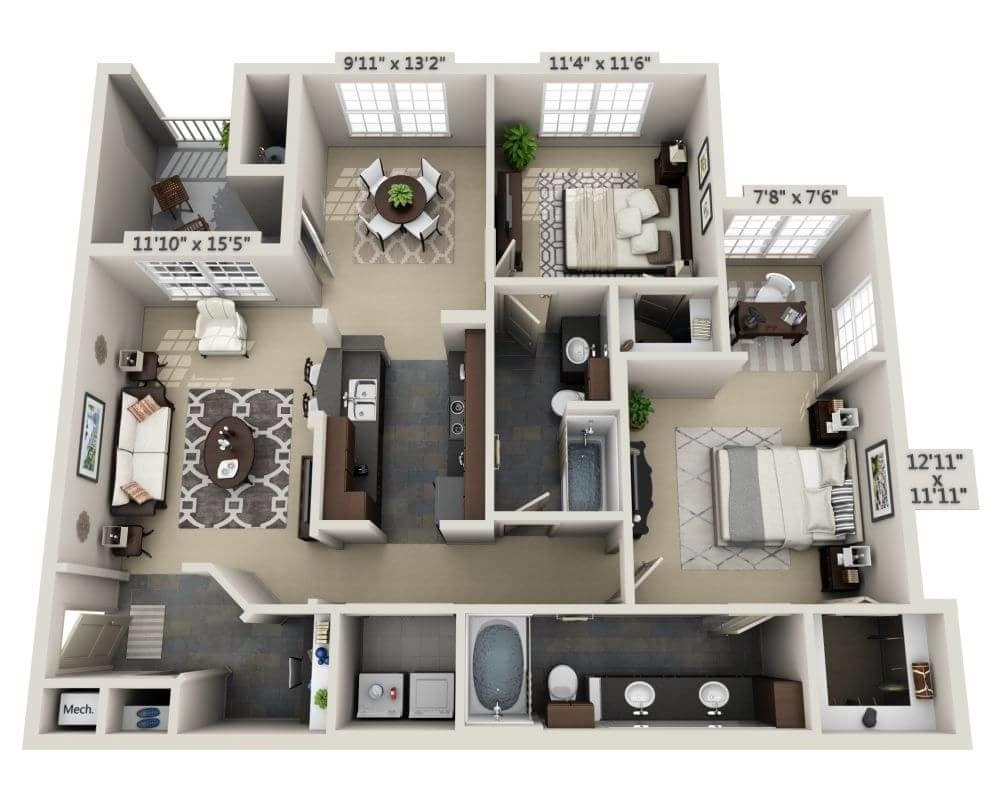 Floor Plan - Plan F (B2C)