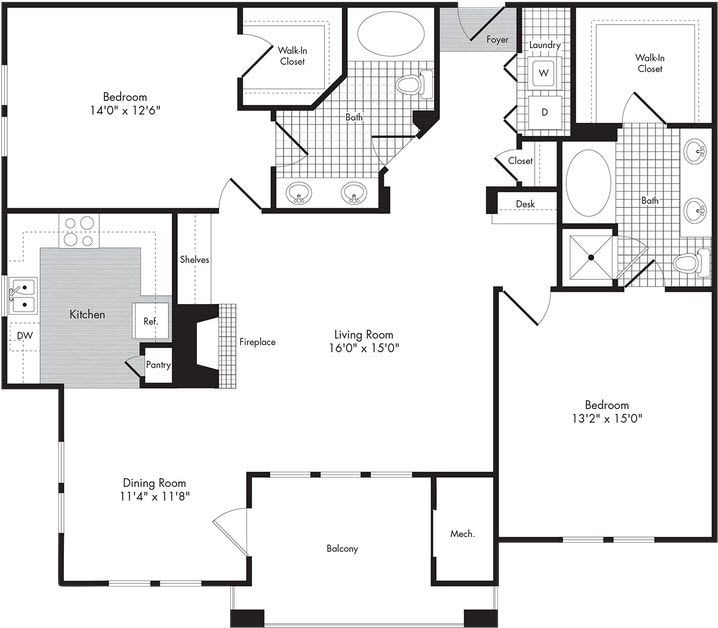 Floor Plan - The Ruby