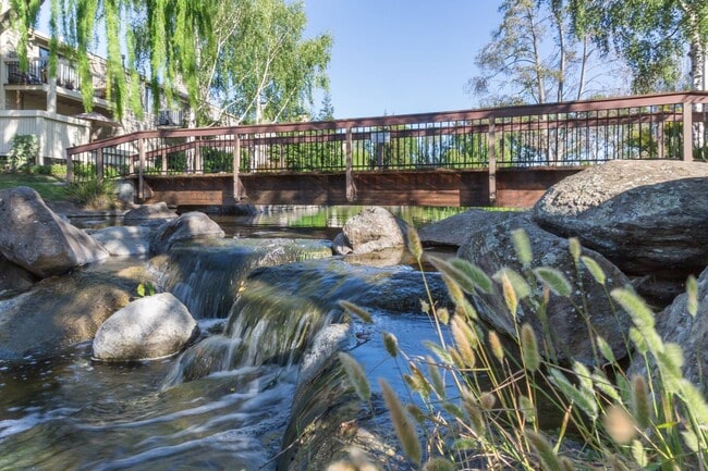 Bridge over Pond - Amador Lakes Apartments