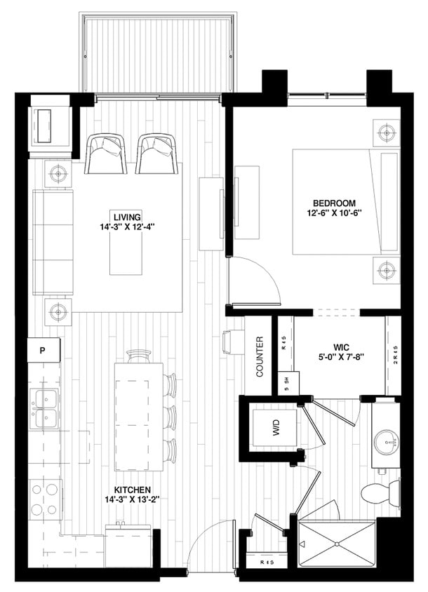 Floor Plan - Hennepin B